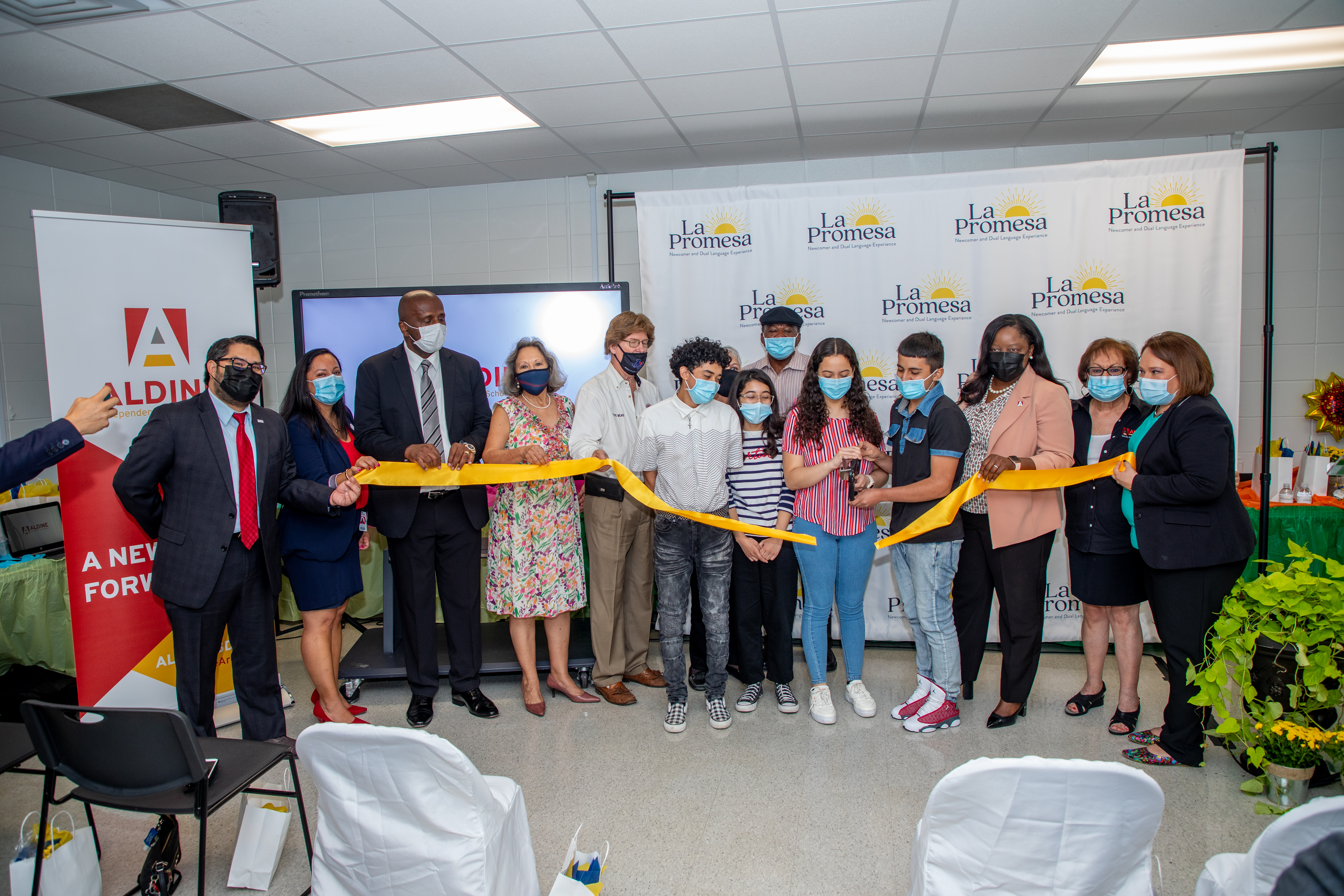 La Promesa Ribbon cutting ceremony